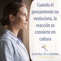 Cuando el pensamiento no evoluciona, la reacción se convierte en cultura