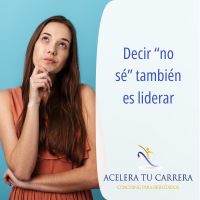 Decir “no sé” también es liderar